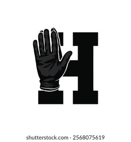 H letter logo icon vector illustration.