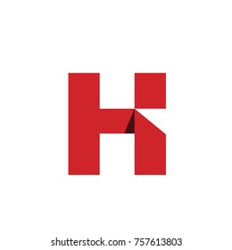 H Letter logo, icon vector element.