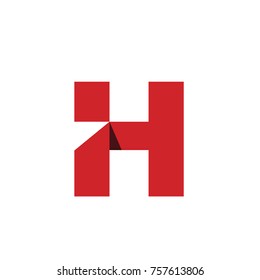 H Letter logo, icon vector element.