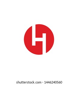 H letter logo initial design vector template