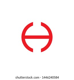 H letter logo initial design vector template