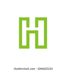 H letter logo initials