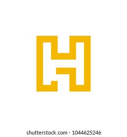 H letter logo initials