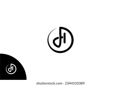H-Buchstaben-Logo im Kreis
