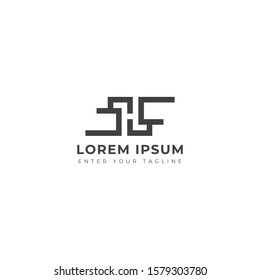 H Letter Logo Monogram Design, Line Simple Initial H Unique.
