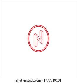 H letter logo monogram design