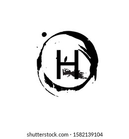 H letter logo with nice background.H letter icon