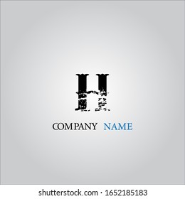 H letter logo with nice white background.H letter icon.