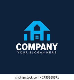 h letter logo. real estate h letter logo design vector. 