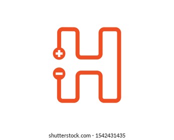 H Letter logo or symbol template