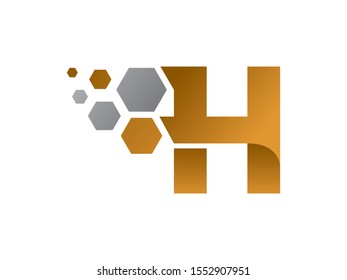 H Letter logo or symbol template design