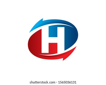 H Letter logo or symbol template design
