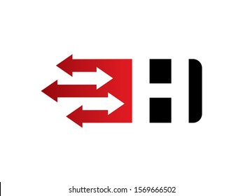 H Letter logo or symbol template design