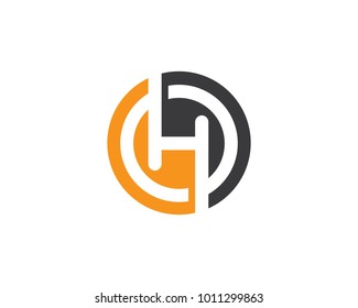 H Letter Logo Template Design Vector illustration