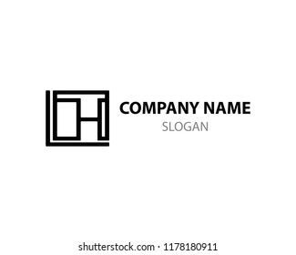 H Letter Logo Template Design Vector illustration
