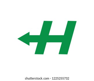 H Letter Logo Template Design Vector illustration