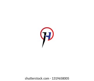 H Letter Logo Template Design Vector illustration