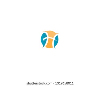 H Letter Logo Template Design Vector illustration
