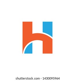 H Letter Logo Template Design Vector illustration