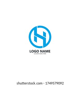 H Letter Logo Template Design Vector illustration