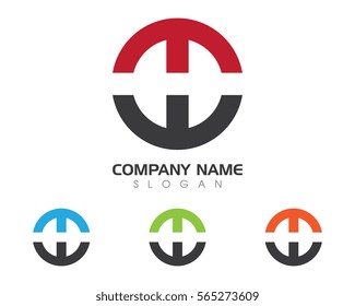 H Letter Logo Template Design Vector illustration