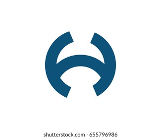 H Letter Logo Template Design Vector illustration