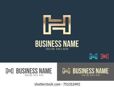 H Letter Logo Template Design Vector 