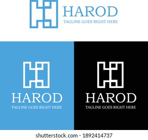 H Letter Logo template design,h letter icon,harod h letter logo