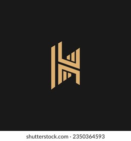 plantilla de logotipo de letra H, icono de generación alta de H,