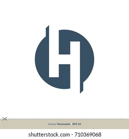 H Letter Logo Template Illustration Design. Vector EPS 10.
