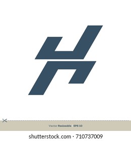 H Letter Logo Template Illustration Design. Vector EPS 10.
