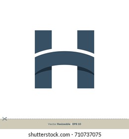 H Letter Logo Template Illustration Design. Vector EPS 10.