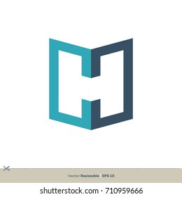 H Letter Logo Template Illustration Design. Vector EPS 10.
