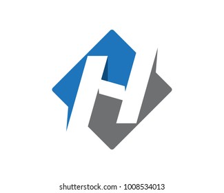 H Letter Logo Template symbols icons