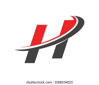 H Letter Logo Template symbols icons
