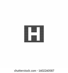 H Letter Logo Template symbols icons