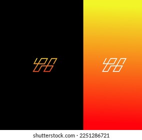H Letra Logo Plantilla vectorial utilizable Símbolo abstracto de monograma 