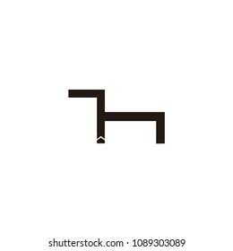 H letter logo vector