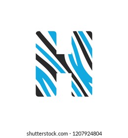 H letter logo vector design. Initial letter H logo design.