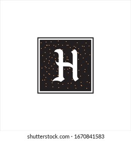 H letter logo vector design