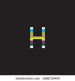H letter logo vector design