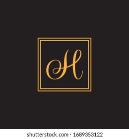 H letter logo vector design
