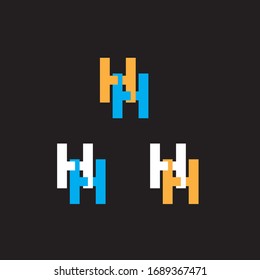H H letter logo vector design