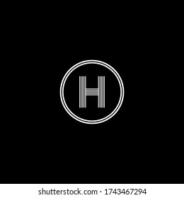 H letter logo vector design 