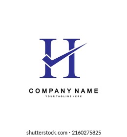 H letter logo vector design with elegant style, suitable for logos, companies, business, advertising, marketing