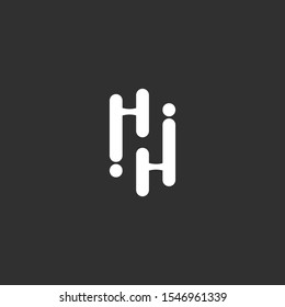 H letter logo vector icon template