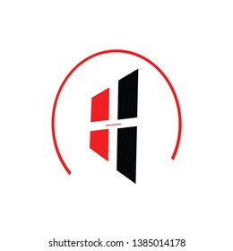 H letter logo vector illustration