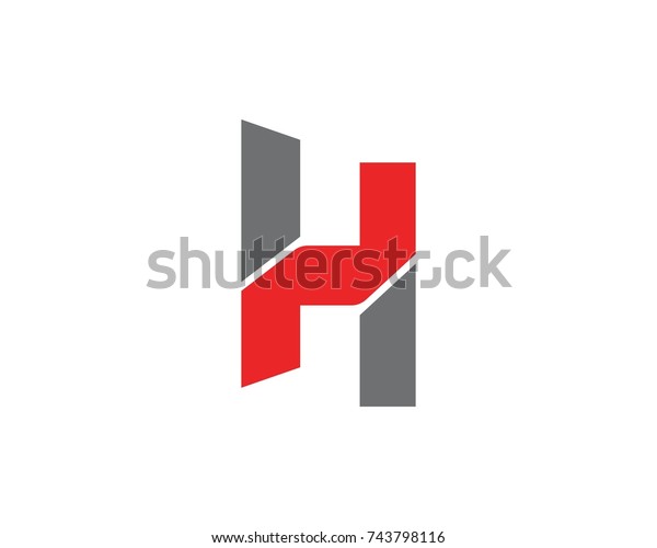 H Letter Logos Stock Vector (Royalty Free) 743798116