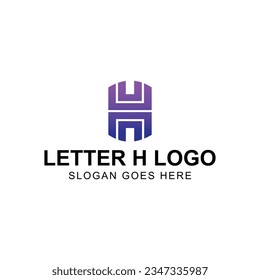Diseño del logotipo de marca de letra H