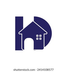H Letter Property Logo Template